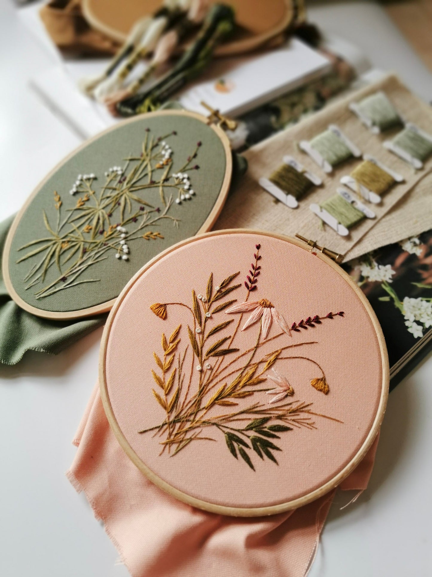 Stickrahmen Oval Premiumrahmen