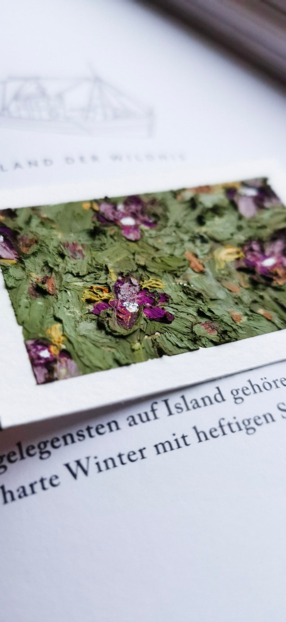 Ölbild Mini - Krokanten (nicht Krokusse)