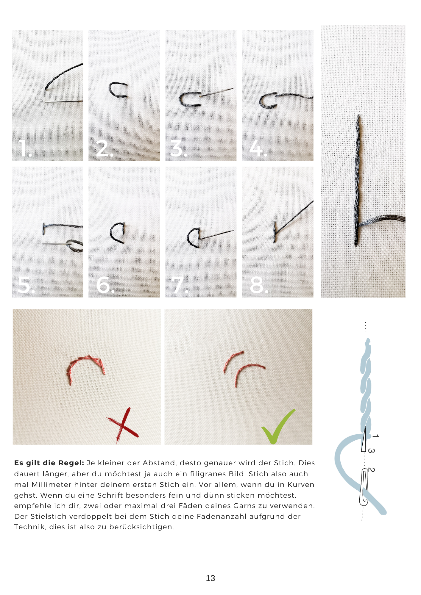 Stickguide - Frühling