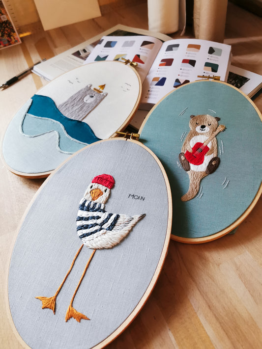 Stickguide Bundle - 3 in 1 Maritimes Kinderzimmer