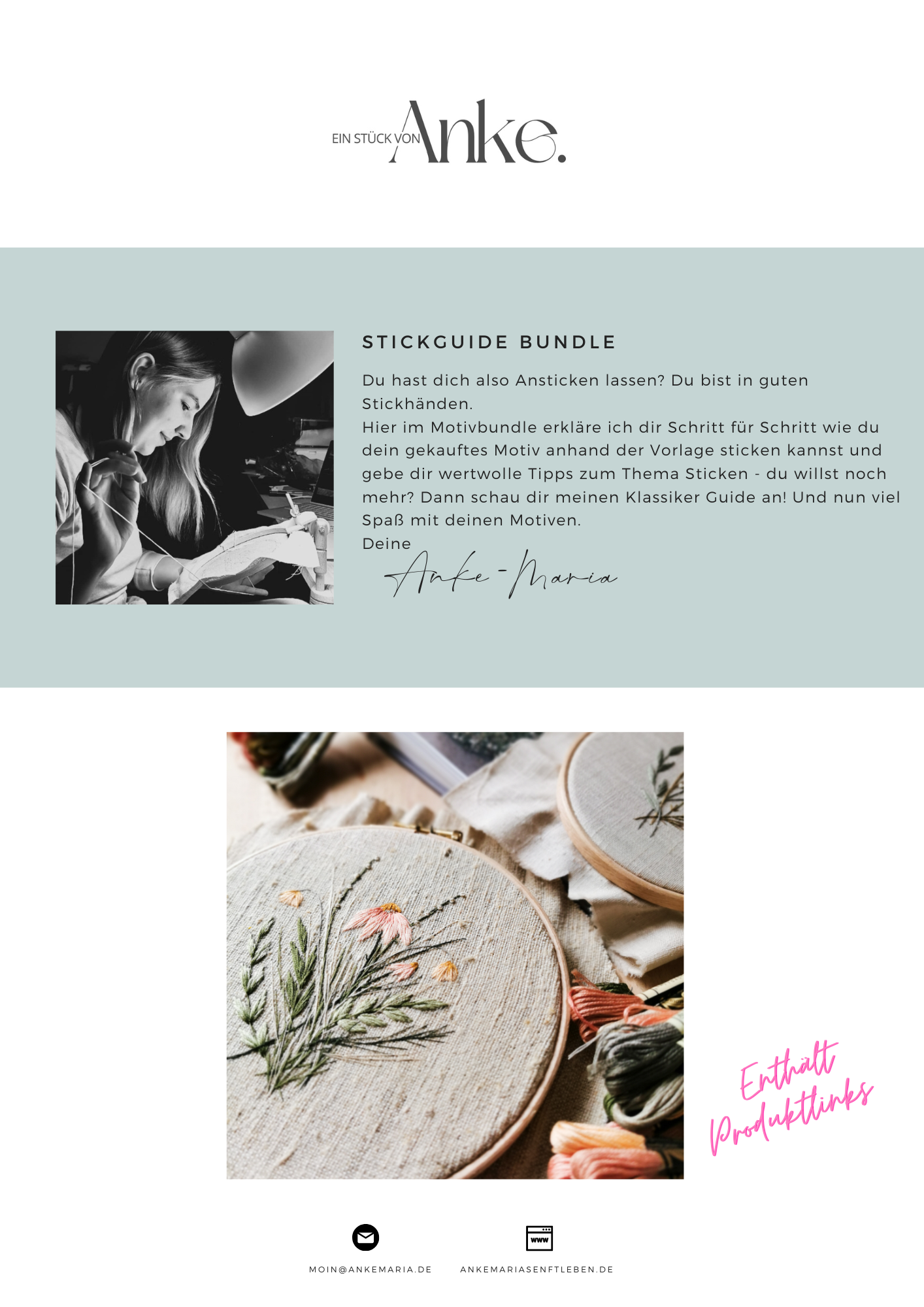 Stickguide - Candy Flower