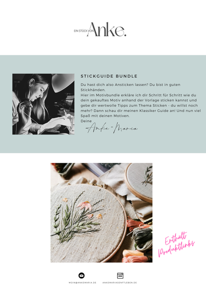 Stickguide - Candy Flower