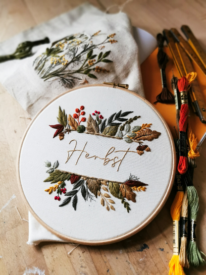 Stickvorlage - Herbst