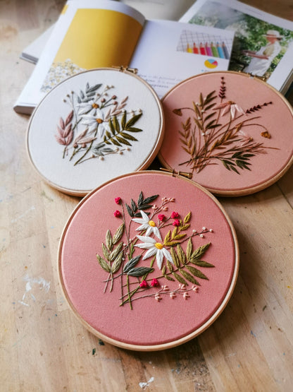 Stickguide - Echinacea Alba & Rose