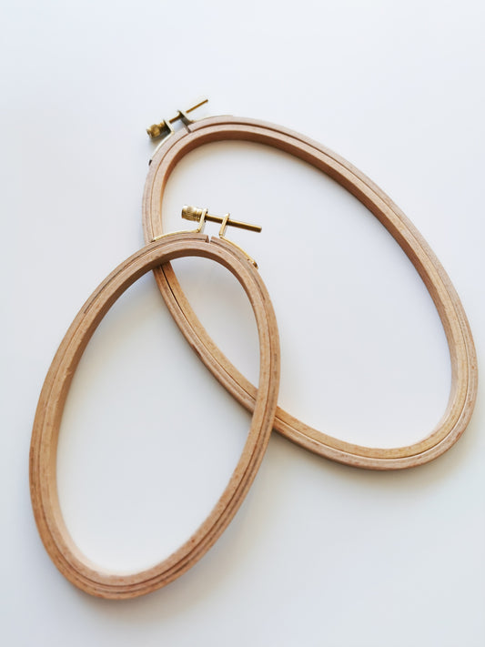 Stickrahmen Oval Premiumrahmen