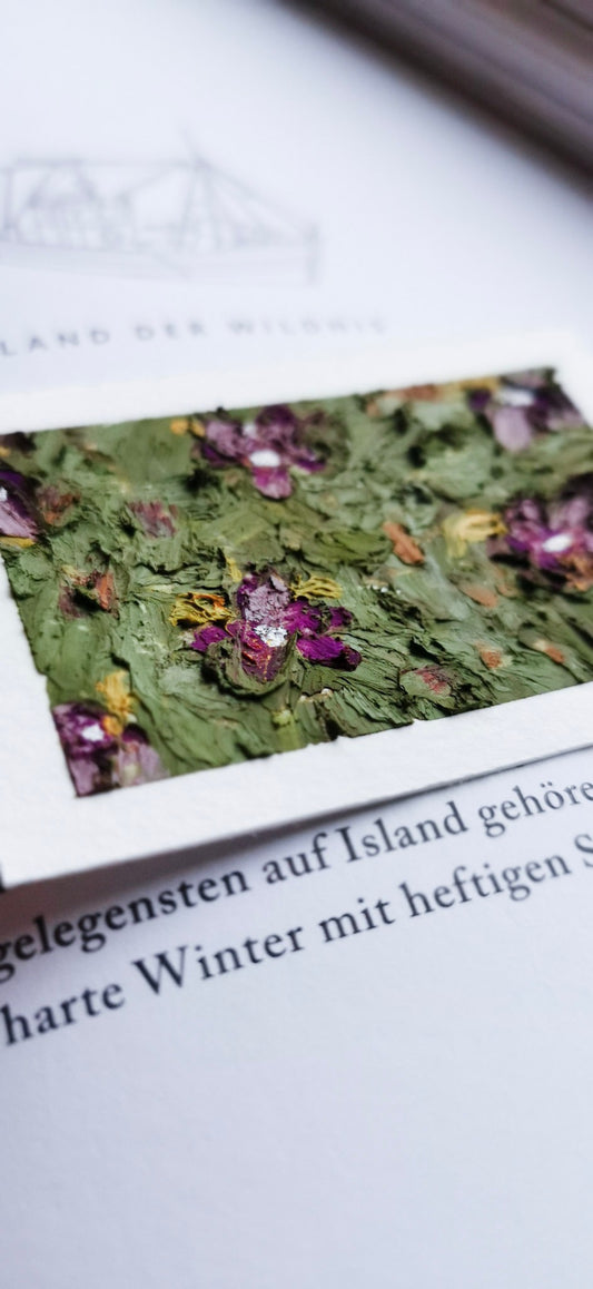 Ölbild Mini - Krokanten (nicht Krokusse)