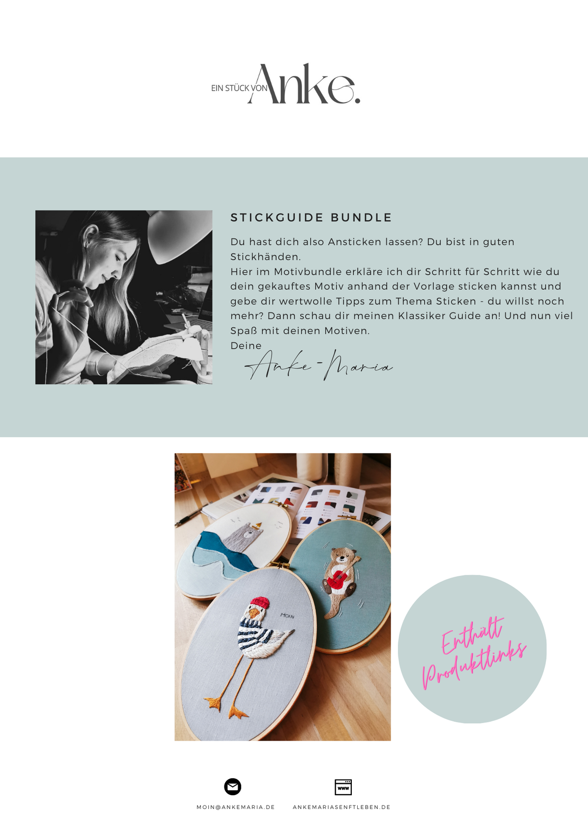 Stickguide Bundle - 3 in 1 Maritimes Kinderzimmer